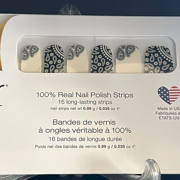 Color Street BANDANA REPUBLIC Real Nail Polish Strips - Picture 4 of 4